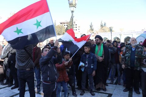 بالصور/ مسيرة للشعب السوري في إدانة ما يسمى بصفقة القرن