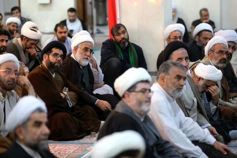 مراسم گرامیداشت دهه فجر انقلاب اسلامی در مرکز مدیریت حوزه‌های علمیه