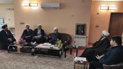 شورای معاونان مرکز مدیریت حوزه اصفهان با آیت الله مقتدایی دیدار کردند
