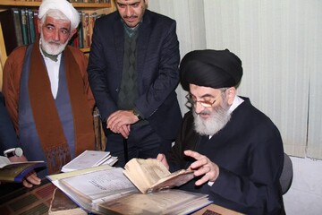 تصاویر/ سفر تولیت کتابخانه آیت الله العظمی مرعشی نجفی(ره) به آران و بیدگل