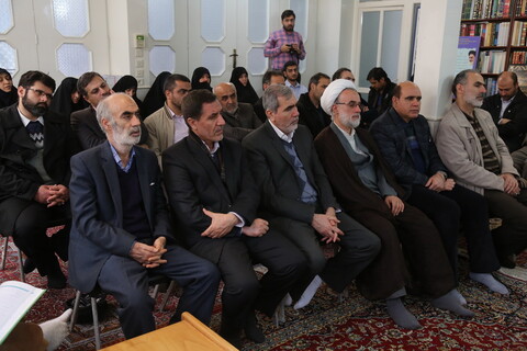 تصاویر/دیدار جمعی از اساتید دانشگاه های قزوین یا آیت الله فاضل