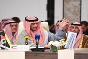 رئیس پارلمان کویت معامله قرن را به زباله دان انداخت+ فیلم
