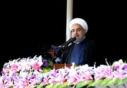 الرئيس روحاني: لن نستسلم أمامكم وسنرغمكم يوماً ما على الإستسلام والرضوخ أمام الشعب الإيراني