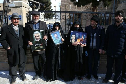 حضور روحانیون و طلاب اهر و جلفا در راهپیمایی ۲۲ بهمن