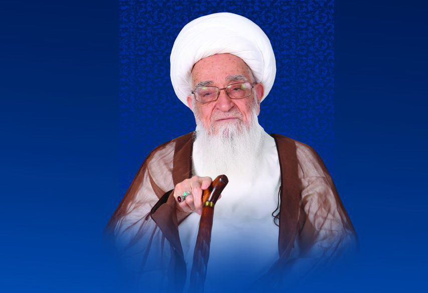 عکس ماندگار از آیت الله صافی گلپایگانی