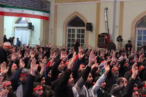 تصاویر/ مراسم یادبود چهلمین روز شهادت سپهبد سلیمانی در همدان