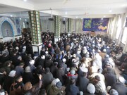 برگزاری مراسم جشن فاطمی در مسجد جامع مرکز فقهی ائمه اطهار (ع) در کابل + تصاویر