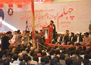 تصاویر/ مراسم چهلم شهدای مقاومت در ایالت سند پاکستان