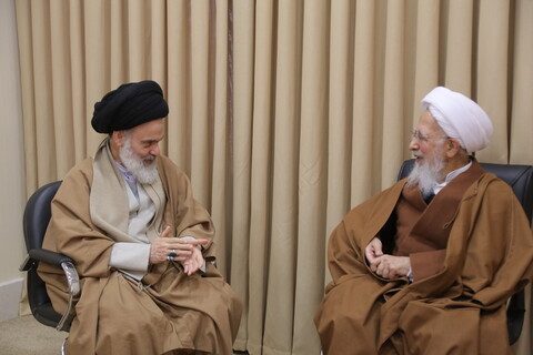 دیدار دبیر شورای عالی حوزه‌های علمیه با آیت الله العظمی جوادی آملی