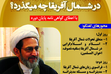 کارگاه علمی آموزشی «در شمال آفریقا چه می گذرد» برگزار می‌شود