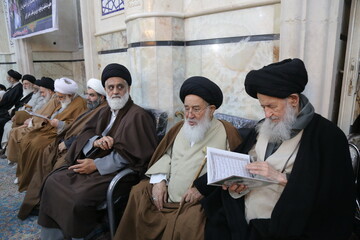 تصاویر/ مراسم بیست و هفتمین سالگرد ارتحال آیت الله العظمی گلپایگانی(ره)