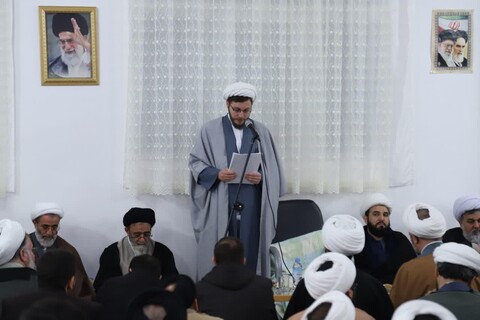 تصاویر / دیدار طلاب و روحانیون مرند و جلفا مقیم قم با نماینده ولی فقیه در آذربایجان شرقی