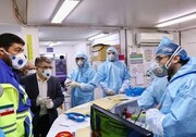 بازدید رئیس اورژانس کشور از بیمارستان قرنطینه کرونا در قم