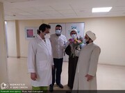 فیلم| خدمت‌رسانی طلاب جهادی در بیمارستان‌های قم