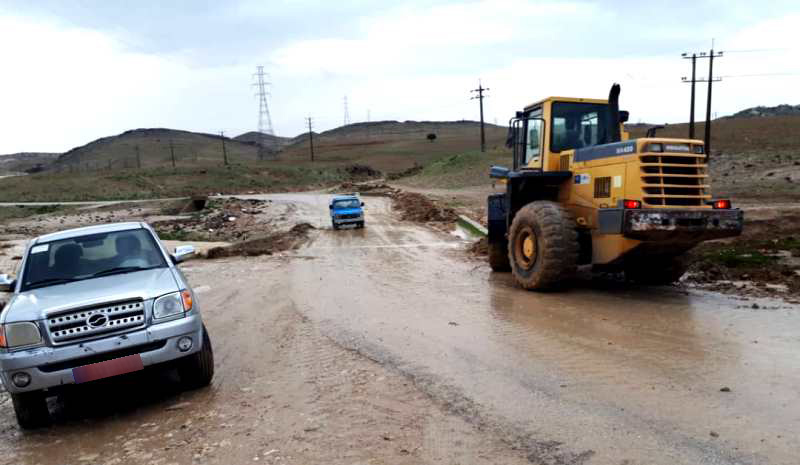 بازگشایی راه ارتباطی ۳۰۷ روستای لرستان