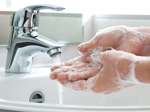 رعایت بهداشت و شستن دست ها