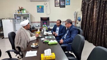 دیدار مدیر حوزه علمیه خواهران خوزستان با مسئولان هندیجان+عکس