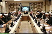 بالصور/ اجتماع مديري مركز إدارة الحوزات العلمية في إيران بقم المقدسة