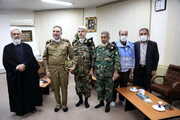 Le commandant des forces terrestres de l'armée iranienne a rencontré l'Ayatollah Arafi+Photos