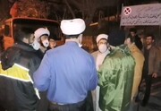 فیلم | ضدعفونی سطح شهرستان نقده توسط طلاب جهادی
