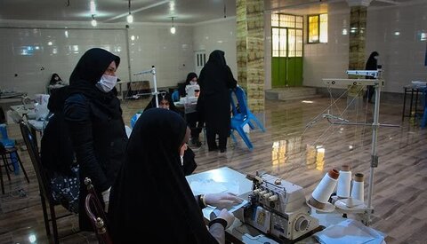 گزارش تصویری فعالیت های جهادی طلاب حوزه علمیه خواهران مازندران در صف مقدم مبارزه با کرونا