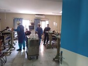 تصویری رپورٹ| ایرانی مقامی ہسپتال میں علماء رضاکارانہ طور پر کرونا سے متاثرہ مریضوں کی خدمت میں مشغول