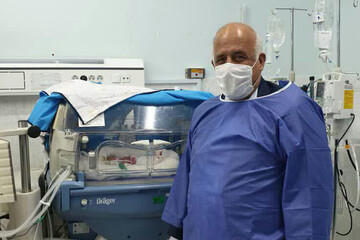 نوزاد یزدی از مادر مبتلا به کرونا متولد شد