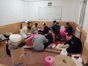 کلیپ | کارگاه تولید ماسک در حوزه علمیه تالش استان گیلان