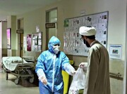 فعالیت جهادی طلاب مدرسه عبدالعظیم(ع) در بیمارستان ها+ عکس