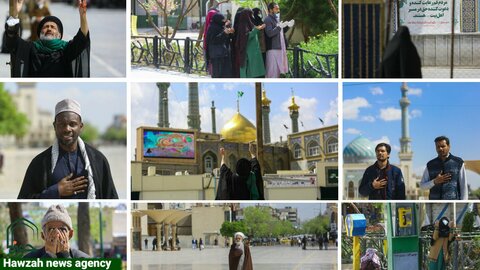 تصویری رپورٹ| زائرین نے دور سے ہی سلام پیش کیا