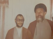 عکس کمتر دیده شده از مرحوم ترابی شهرضایی در کنار شهید بهشتی