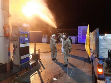 فعالیت جهادی طلاب بسیجی تهران در مبارزه با کرونا+ عکس