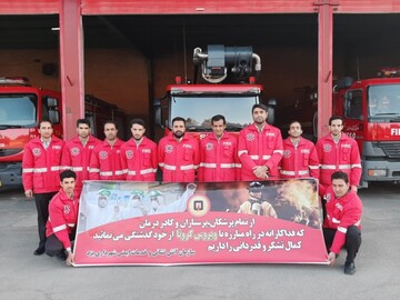 افتتاح سایت آموزشی آتش‌نشانی قم در سال ۹۹