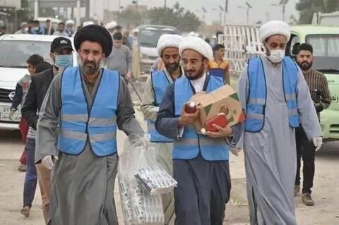 لبیک مردم عراق به درخواست آیت الله سیستانی برای کمک به نیازمندان در بحران کرونا