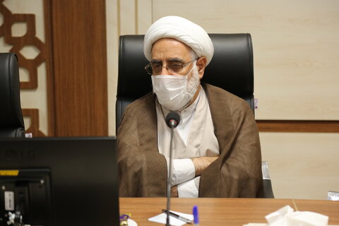 نشست ستاد حوزوی بحران و حوادث غیر مترقبه حوزه‌های علمیه با آیت الله اعرافی