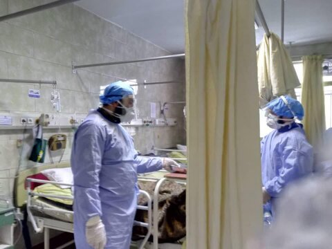 بیماران کرونایی بیمارستان بهارلو تهران بر بال شاگردان مکتب امام صادق(ع)