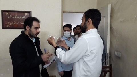 تصاویر شما/ مبارزه با ویروس کرونا توسط طلاب جهادی
