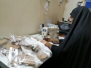 کلیپ| خدمات جهادی خواهران طلبه مدرسه علمیه باقرالعلوم(ع) شهر قدس در مقابله با ویروس کرونا