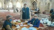 تصاویر / خدمات جهادی طلاب مدرسه علمیه صادقیه تبریز در مبارزه با کرونا