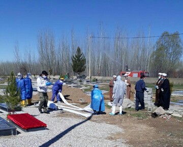 امام جمعه چهاربرج در منزل ابدی آرام گرفت+ عکس