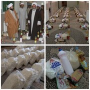 ۱۰۰ بسته سبد غذایی بین خانواده های محروم مراغه توزیع شد