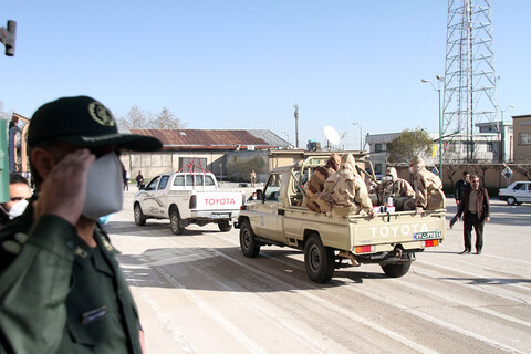 تصاویر / اجرای عملیات دفاع بیولوژیک در شهر همدان
