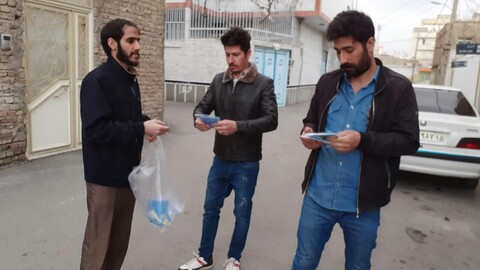 تصاویر / خدمات طلاب جهادی تبریز برای مقابله با ویروس کرونا