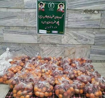 تهیه و توزیع غذای گرم و میوه برای بیمارستان های قم