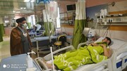 تصویری رپورٹ| حوزہ علمیہ صوبہ لرستان کے مسئولین کی کرونا کے مریضوں سے مختص مقامی ہسپتال کا دورہ