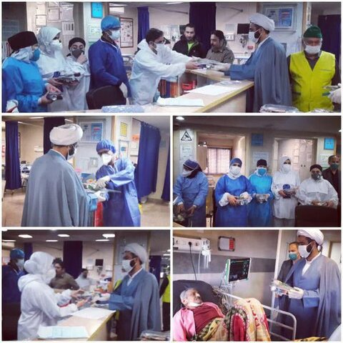 تكريم 3000 ممرض وممرضة وكادر صحي لمحافظة كلستان شمالي إيران من قبل ممثلي آية الله نورمفيدي