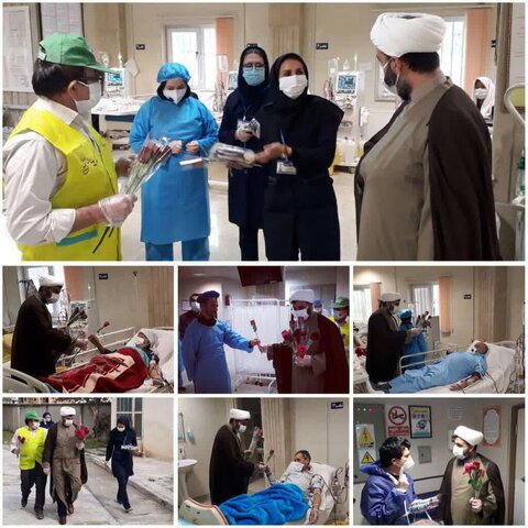 تكريم 3000 ممرض وممرضة وكادر صحي لمحافظة كلستان شمالي إيران من قبل ممثلي آية الله نورمفيدي