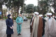 بالصور/ مدير حوزة قزوين العلمية يتفقد مستشفى ومقبرة "جنة فاطمة عليها السلام" لهذه المدينة