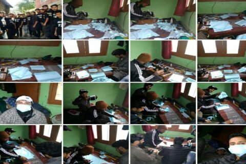 تصویری رپورٹ| اوڑی کشمیر میں انجمن ناصران امام مھیدی ع کی جانب سے مفت میں ماسک تقسیم