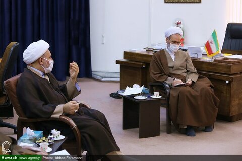 تصویری رپورٹ| آیت اللہ اعرافی کی زیر صدارت ایرانی دینی مدارس کا اعلی سطحی اجلاس منعقد